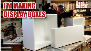 Making MDF Display Boxes amp Display Plinth  Pedestal Timelapse [upl. by Melcher954]