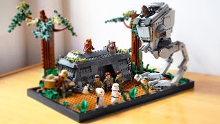 LEGO Star Wars  Battle of Endor Diorama MOC [upl. by Bucher]