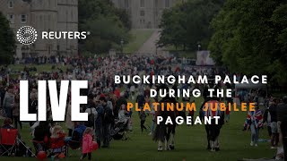 LIVE Buckingham Palace during the Platinum Jubilee Pageant [upl. by Gerita]