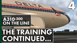 iniBuilds A310300 ON THE LINE  The Training Continued [upl. by Bobseine]