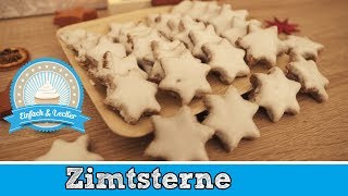 Zimtsterne backen  einfaches Rezept ⭐️ [upl. by Ulda]