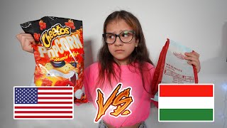 AMERIKÁBAN VS MAGYARORSZÁGON KAPHATÓ KAJÁK🍿🥒 [upl. by Alisha]