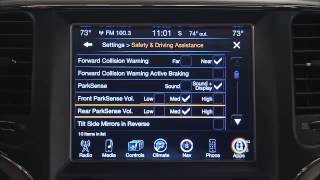 2015 Jeep Grand Cherokee  ParkSense Rear Park Assist [upl. by Lleinad]