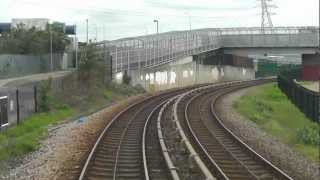 DLR TRIP FROM TOWER GATEWAY TOWARDS BECKTON [upl. by Inavoj]