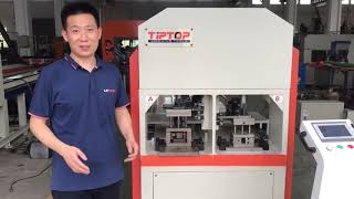 CNC Tube Punching Machine Operation [upl. by Alym165]