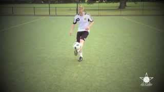 How to do Kick Ups  Learn how to Juggle a Football Soccer Ball [upl. by Seldan]