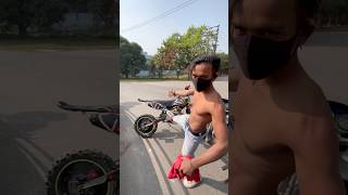 chapri bodybuilder Se Hui ladai part 2 dirtbike trending minivlog shorts shortvideo [upl. by Matti573]