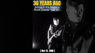 Songs Turning 36 Years Old Modern Rock Charts Top 10 November 1988 music 80smusic 80ssongs [upl. by Nisbet81]