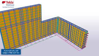 Tekla Structures Handset Formwork System [upl. by Frederico]