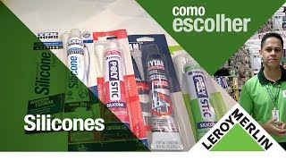 Como escolher silicones para vedação  Leroy Merlin [upl. by Lindberg]