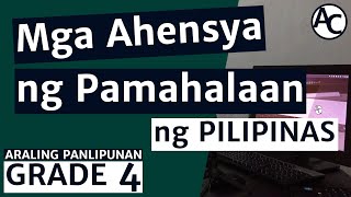 Araling Panlipunan Grade 4 Mga Ahensya ng Pamahalaan ng Pilipinas [upl. by Aiciles]