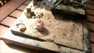 How to add a desert sand texture to your diorama  Part I [upl. by Wulfe883]