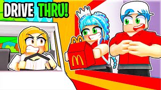 DRIVE THRU TYCOON Roblox [upl. by Attenborough571]