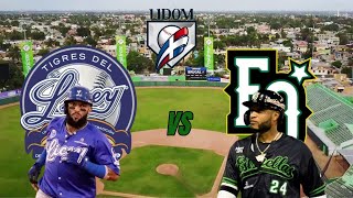 EN VIVO LIDOM 2024  Tigres del Licey vs Estrellas Orientales  Previa  Debut Robinson Canó [upl. by Benetta]