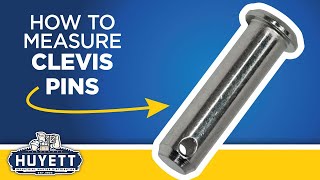 How to Measure Clevis Pins  Huyettcom [upl. by Nnybor919]