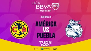 EN VIVO 🔴 AMÉRICA VS PUEBLA  JORNADA 5  LIGA MX APERTURA 2024 [upl. by Nod]