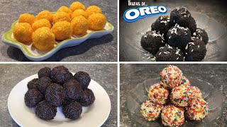 4 tipos de trufas sin leche condensada  Desitjable [upl. by Alitha]