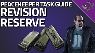 Revision Reserve  Peacekeeper Task Guide  Escape From Tarkov [upl. by Goss277]