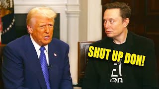 ELON AND TRUMP’S HUMILIATING NIGHTMARE INTERVIEW [upl. by Bonn]