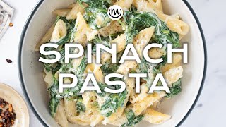 15Minute Spinach Pasta [upl. by Dave]