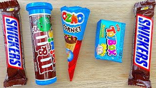 Satisfying video Asmr lollipops candy and chocolate gummy candy unboxing video Asmr [upl. by Elexa]