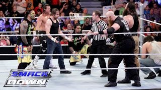 The Shield vs The Wyatt Family Raw May 5 2014 [upl. by Novah147]