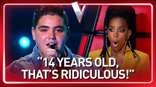 INCREDIBLE 14YearOld SUPERTALENT steals the show on The Voice  Journey 327 [upl. by Oilerua406]