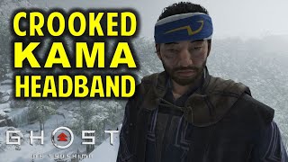 How to get Crooked Kama Headband  Ghost of Tsushima Crooked Kama Headband Location [upl. by Tiler]