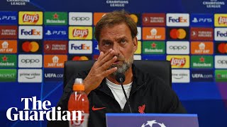 Klopp angered by journalists Naples safety question Not here to create headlines for you [upl. by Miah505]