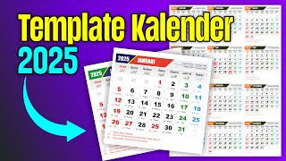 Template Kalender 2025 [upl. by Ahsikyw348]