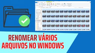 Como renomear vários arquivos de uma vez no Windows em ordem numérica sem utilizar programas [upl. by Hendrika]