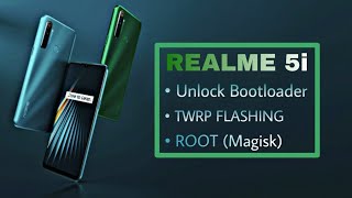 ROOT  TWRP  unlock bootloader realme 5i android 10 [upl. by Eikcim]