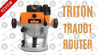 Triton TRA001 Dual Mode Plunge Router  Independent Review [upl. by Rramel]