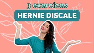 3 exercices faciles pour soigner ton hernie discale lombaire [upl. by Anirehc]