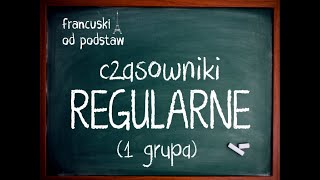 francuski  jak odmienić każdy czasownik regularny 1 grupa [upl. by Nwahsan]