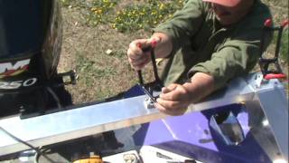 How to install a Fishing Rod Rack for Rod Holders [upl. by Heti574]