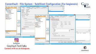 CommVault File System SubClient Configuration  Part01 For Beginners [upl. by Kuth286]