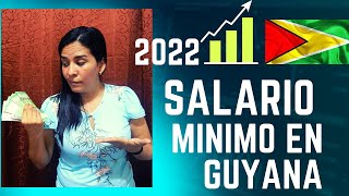 Salario Minimo en Guyana 2022  Sueldo minimo 🤷‍♀️🤷‍♂️💲💲✔👁‍🗨👁‍🗨💬por Mariana Leal [upl. by Anatnas]