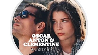 French songs with English captions  OSCAR ANTON amp CLEMENTINE  Nuits dété [upl. by Rozele855]