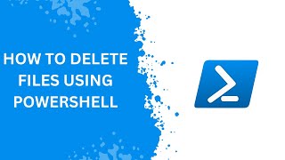 Delete files using PowerShell [upl. by Sheldon]