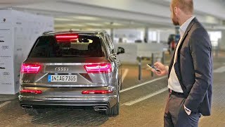 AUDI Q7 Automated Parking Demonstration [upl. by Boccaj707]