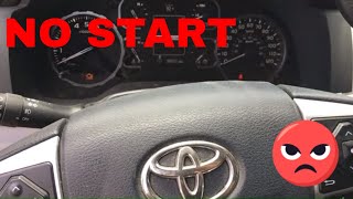 TOYOTA TUNDRA CRANKS BUT NO START [upl. by Philips494]