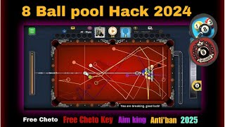 New Free 8 Ball pool Cheto Hack 2024  Free keys  aim lock auto play  12 line  ak loder [upl. by Anne-Marie]