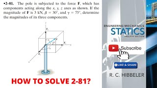 281 hibbeler statics chapter 2  hibbeler statics  hibbeler [upl. by Gagnon911]