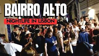 NOITE EM LISBOA  Bairro Alto  NIGHTLIFE LISBON portugal 4K [upl. by Damara]