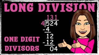 1digit Divisor  Long Division  Maths with Mrs B Old Version [upl. by Dorisa]