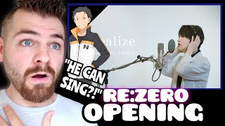 REACTING to REZERO OPENING  SUBARUS VA Kobayashi Yūsuke quotRealizequot  CrosSing  REACTION [upl. by Terrijo]