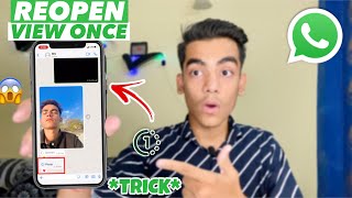 How To Reopen View Once Photo on WhatsApp  How To Recover WhatsApp View Once Photo [upl. by Alcinia]