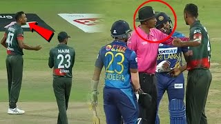 Huge Drama between Kusal Mendis and Shoriful Islam Fight  Bangladesh vs Srilanka Asia Cup 2023 [upl. by Haroldson63]