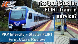 PKP InterCity Stadler FLIRT ED160  First Class Review Warszawa to Iława [upl. by Moffitt]